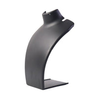 Top view of premium black necklace display stand mannequin bust in India