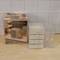 Multi compartment acrylic jewellery box for home and gifting