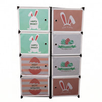 Modular cabinet clothes toys storage