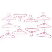 Durable plastic baby hangers for tops, dresses and coats