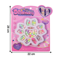 Alphabet beads included in DIY jewellery making kit for kids