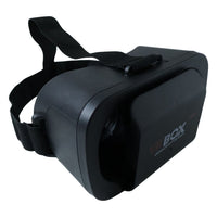 Top view of VR Box virtual reality headset showing adjustable phone compartment