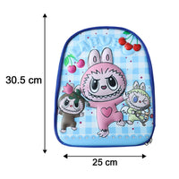Size display of 12 inch kids backpack, suitable for preschool children