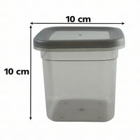 8 piece food storage container set for organised kitchen shelves