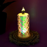Decorative LED candles used for indoor festive lighting