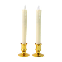 Lightweight LED flameless taper candles suitable for home, wedding, and party ambiance