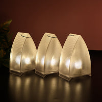 LED candle light showing warm LED flame effect