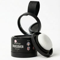 Fiber powder component of hairline color powder for scalp coverage
