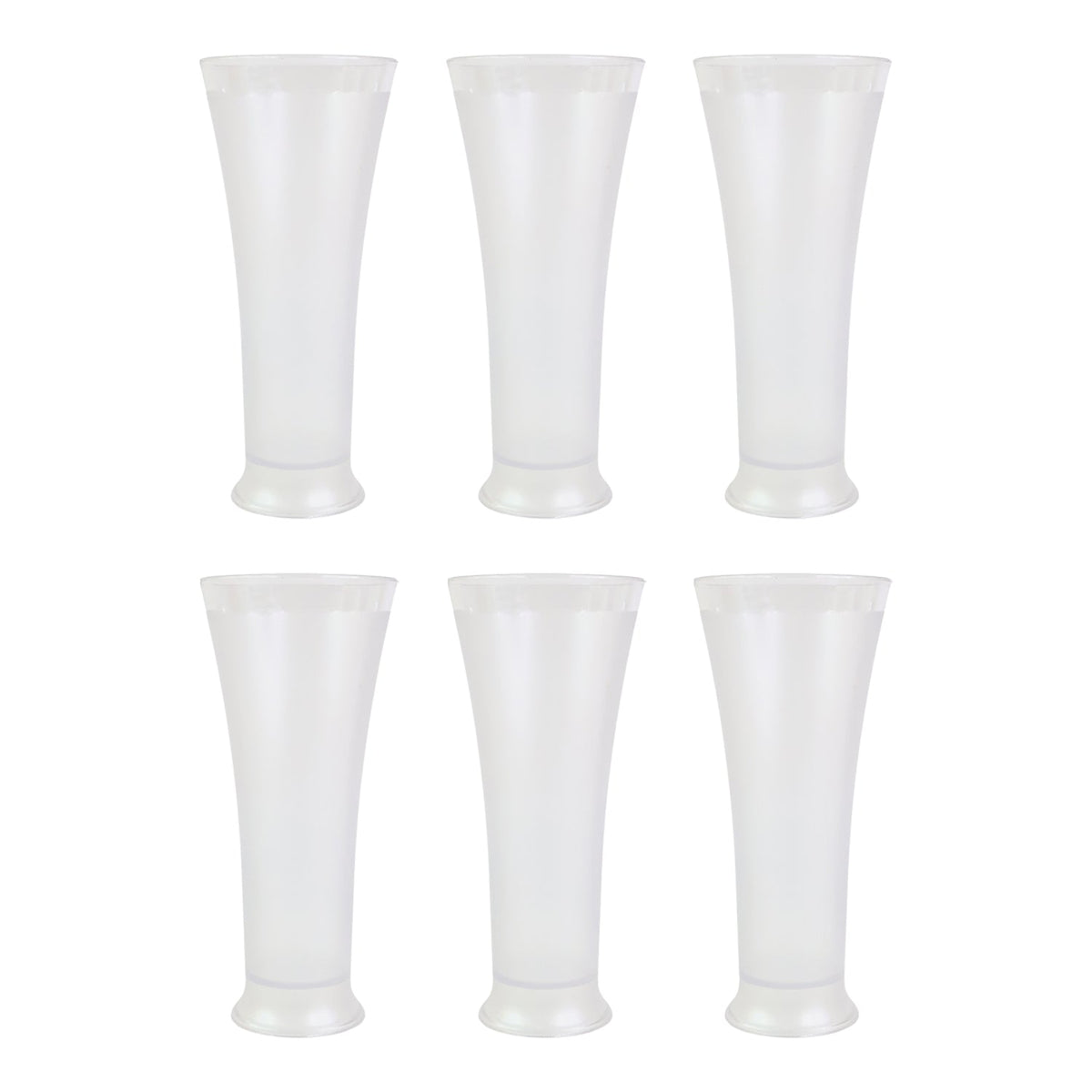 Elegant and sturdy plastic drinkware set with a non-slip matt texture