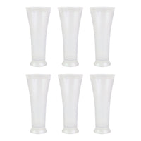Elegant and sturdy plastic drinkware set with a non-slip matt texture