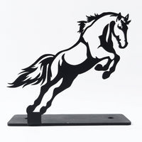 Elegant horse figurine sculpture for workspace or living room