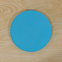 Top view of non-slip plastic serving tray for microwave