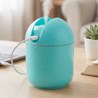 Small water mist humidifier suitable for on-the-go use