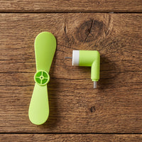 Lightweight USB phone fan for quick personal cooling
