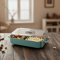 Kitchen organizer box for dry snacks and namkeen in plastic storage container
