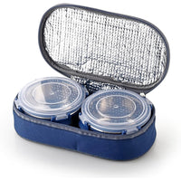Lunch box with carry bag and stainless steel containers