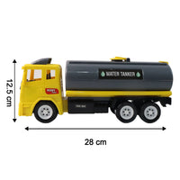 Water Tanker Toy Truck size comparison showing easy-to-hold large design