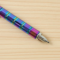 Another creative configuration of the magnetic pen, highlighting its versatility.