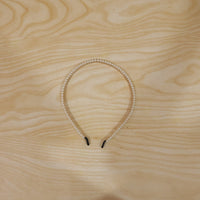 Versatile pearl hairband for casual and festive styling