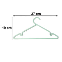 Hanger set for closet storage, supporting heavy clothes