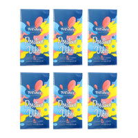 Soft tissues from the pocket tissue pack ready for facial and hand use