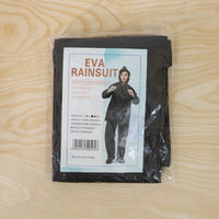 All weather waterproof EVA raincoat set ensures full rain protection for adults.
