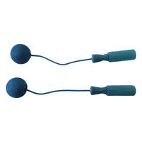 Durable wrist exercise ball set with handle for fitness and rehab