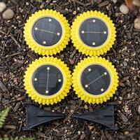 Garden Solar Light 4 Pc Sunflower Waterproof LED Pathway Stake Light (4 Pc Set)