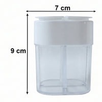 Plastic kitchen storage jar for spices and dry foods