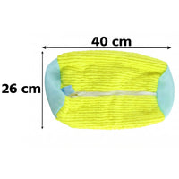 Protective shoe laundry bag with supports for machine washing