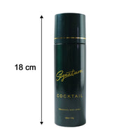 Stylish deodorant spray bottle with masculine fragrance
