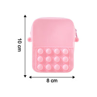 Rainbow pop it mini sling bag for kids and girls