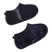 Design of black silicone waterproof rain shoe cover shoe covers