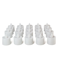 Reusable blue LED tea light candles with safe smokeless decorative light