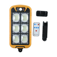 Motion activated solar wall lamp with bright LEDs