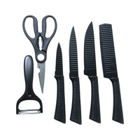 kitchen scissors and knife combo included in set