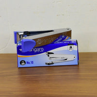Open Kangaro No.10 metal stapler showing paper insertion area