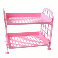 Kitchen storage use plastic rack for countertop organization
