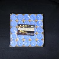 Mix color scented tea light candles set capturing soft glowing light