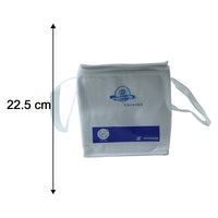 Thermal lunch bag showing dimensions 23 by 20 centimeters
