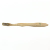 Soft Bristle Bamboo Toothbrush, Eco-Friendly Wooden Toothbrush for Travel (1 Pc)