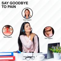 U shaped support pillow for flights, cars and trains