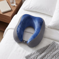Neck pillow with snap button