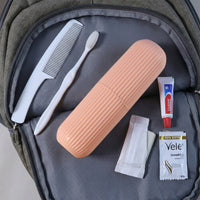 Multi-functional 5-in-1 travel grooming set in protective case