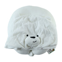Hooded pillow wearing view