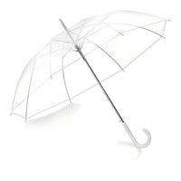 Bubble style transparent dome canopy design providing full rain coverage
