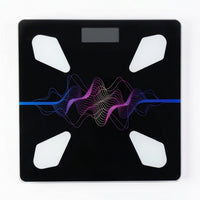 Side profile of the slim and modern VelvaBloom body weight scale.