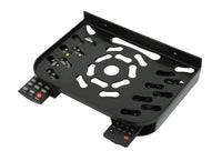Modern wall mount stand for cable boxes, blending seamlessly into home decor.