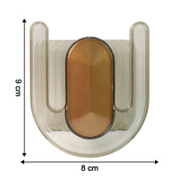 Wall slipper organizer holder with compact U-shaped slot for slippers