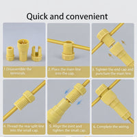 Pin tool demonstrating installation of wire connector